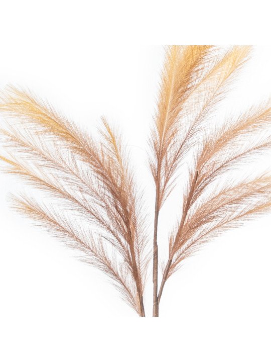 Rama Plumas Marron Poliéster