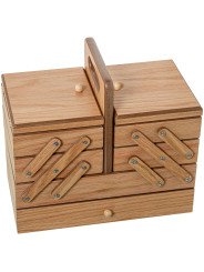 Costurero de Madera Dm C/chapa Roble C/cajon