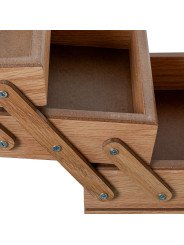 Costurero de Madera Dm C/chapa Roble C/cajon