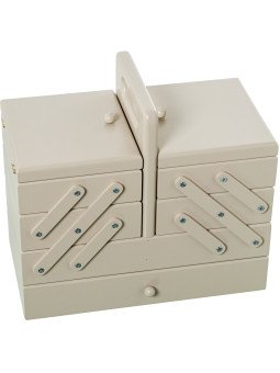 Costurero de Madera Dm Color Topo C/cajon