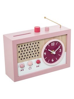 Hucha Madera Radio Rosa