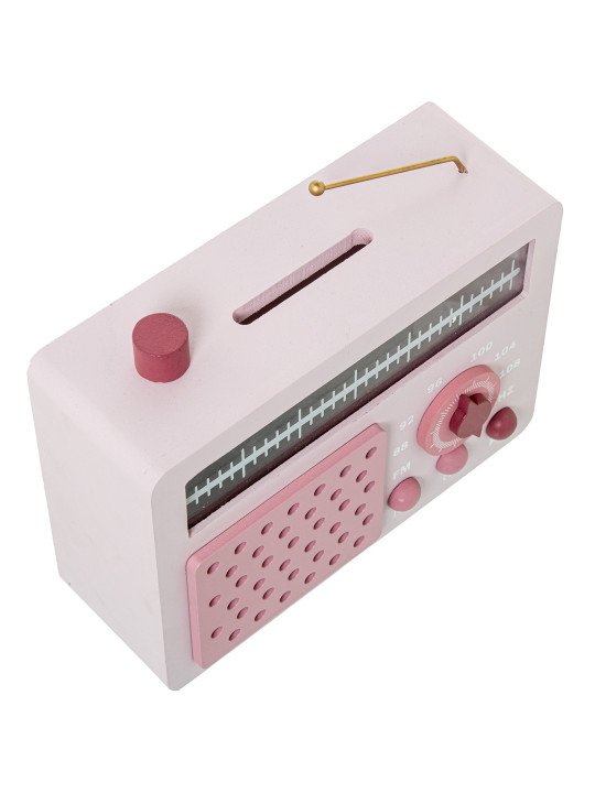 Hucha Madera Radio Rosa