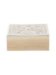 Set 2 Cajas Madera Caladas