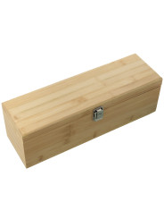 Estuche Bambú/set de Vino C/4accesorios, para 1 Botella