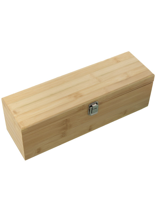 Estuche Bambú/set de Vino C/4accesorios, para 1 Botella