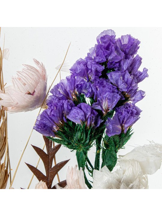 Marco Madera/acrílico C/flores Artificiales, 2 Mod. Surt.