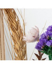 Marco Madera/acrílico C/flores Artificiales, 2 Mod. Surt.