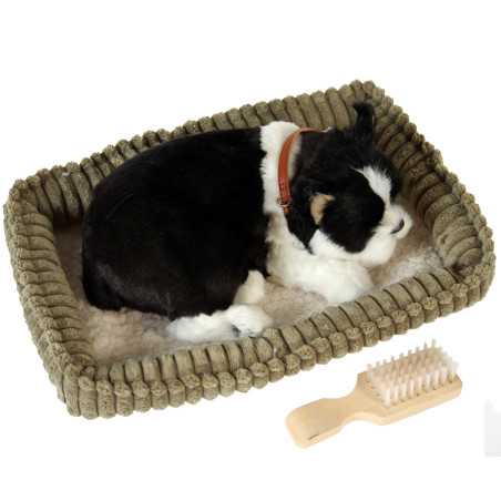 Peluche con Movimiento Perro Boston Terrier