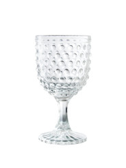 Copa Cristal Transparente 300ml Deco. Esferas