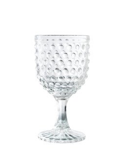 Copa Cristal Transparente 300ml Deco. Esferas