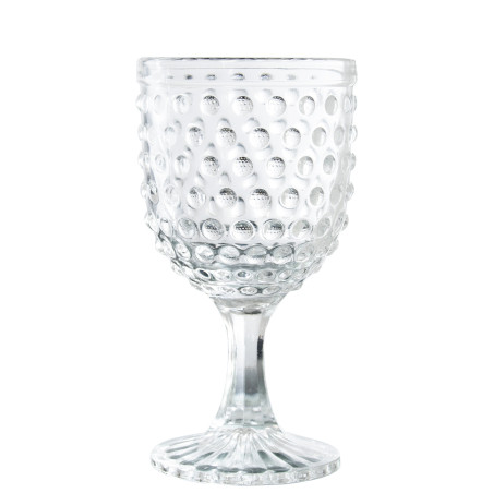 Copa Cristal Transparente 300ml Deco. Esferas