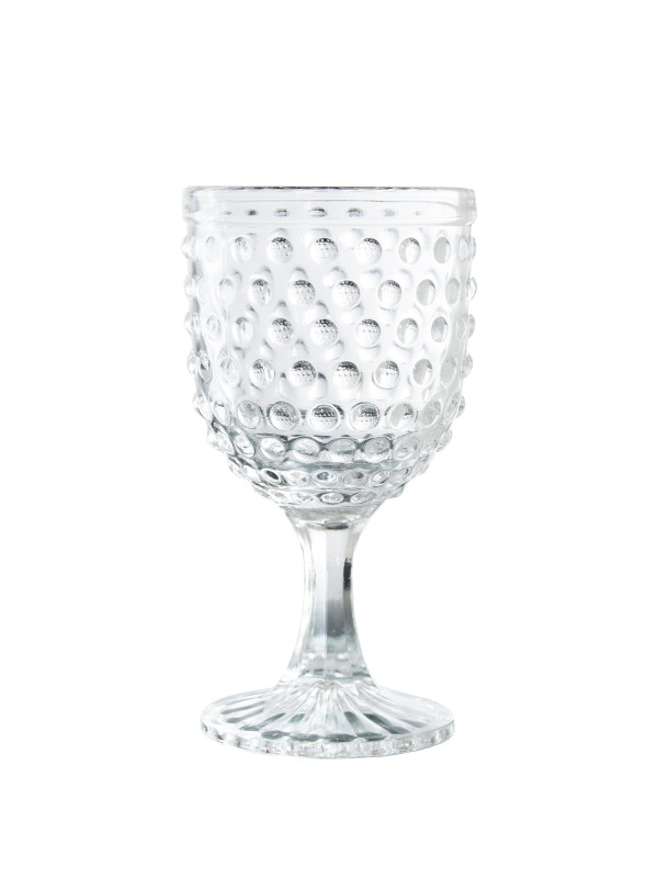 Copa Cristal Transparente 300ml Deco. Esferas