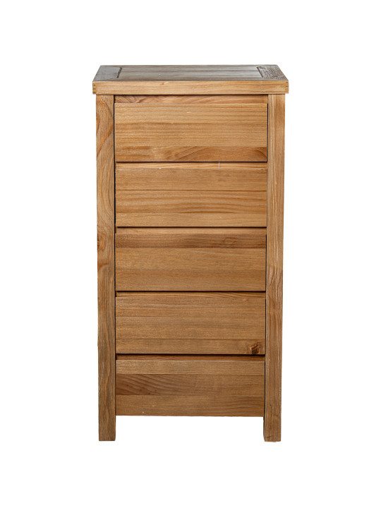 Sifonier Madera Natural 5 Cajones Pino de Nueva Zelanda