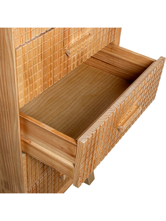Sifonier Madera Natural 5 Cajones Pino de Nueva Zelanda