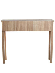 Mesa de Entrada Madera Natural Dm+paulownia
