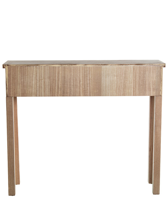 Mesa de Entrada Madera Natural Dm+paulownia
