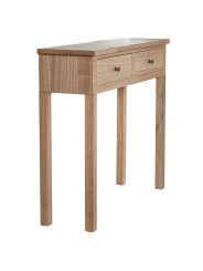 Mesa de Entrada Madera Natural Dm+paulownia