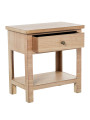 Mesa de Noche Madera Natural Dm+paulownia