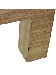 Mesa de Noche Madera Natural Dm+paulownia