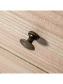 Mesa de Noche Madera Natural Dm+paulownia
