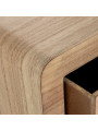 Mesa de Noche Madera Natural Dm+paulownia