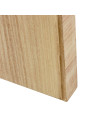 Mesa de Noche Madera Natural Dm+paulownia