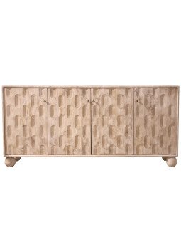 Aparador Madera Mango C/4 Puertas