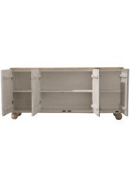 Aparador Madera Mango C/4 Puertas