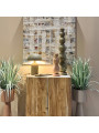 Mueble Botellero Madera Mangoc/2 Puertas