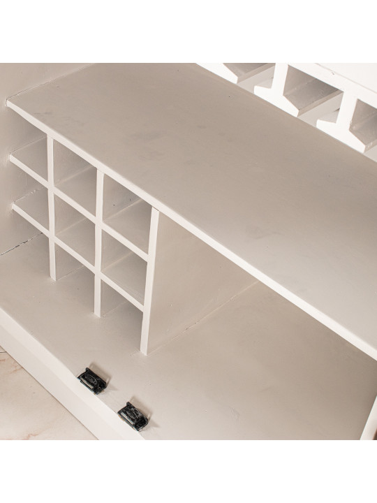 Mueble Botellero Madera Mangoc/2 Puertas