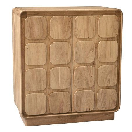 Mueble Bar Madera Mango C/2 Puertas