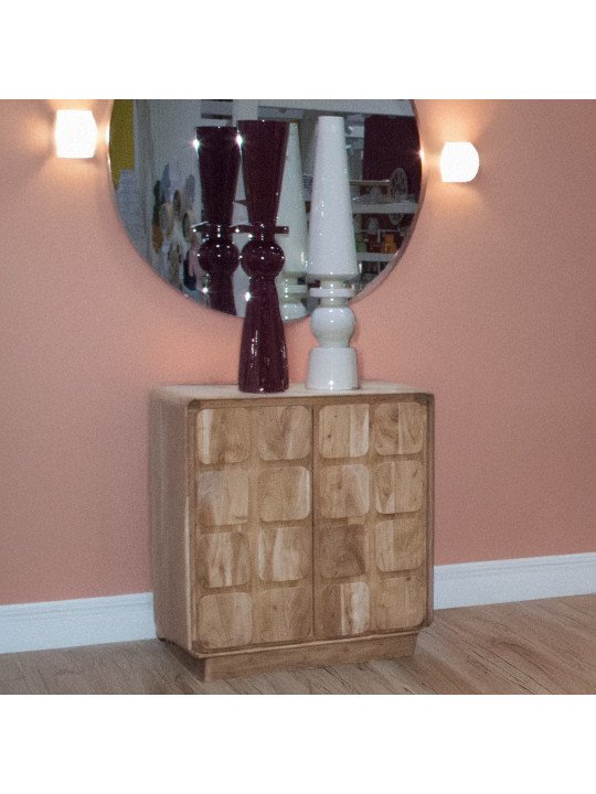 Mueble Bar Madera Mango C/2 Puertas