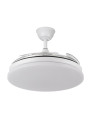 Ventilador Dc Tridente 59w 4aspas Desp.107d 6980lm Reg.intensidad Remoto+temporizador+memoria 3000-4000-6000k