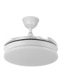 Ventilador Dc Tridente Mini 59w 4aspas Desp. 91d 6980lm Reg.intensidad Remoto+temporizador+memoria 3000-4000-6000k