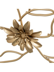 Adorno Pared Metal Flor
