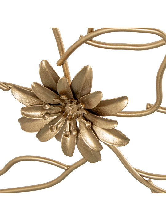 Adorno Pared Metal Flor