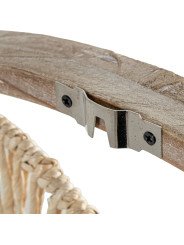 Adorno Pared Madera/metal 61cm Árboles Dorados