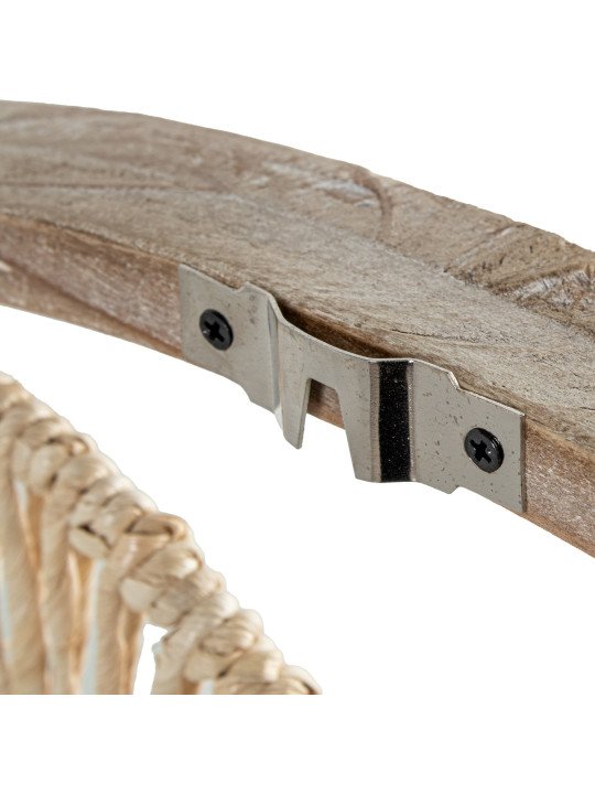 Adorno Pared Madera/metal 61cm Árboles Dorados