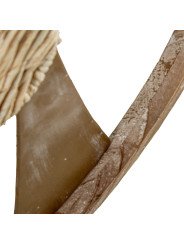 Adorno Pared Madera/metal 61cm Árboles Dorados