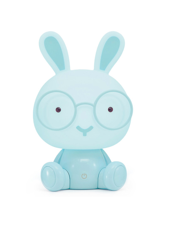 Lámpara Led Sobremesa Conejo Azul, Alimentación Usb