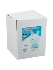 Lámpara Led Sobremesa Conejo Azul, Alimentación Usb