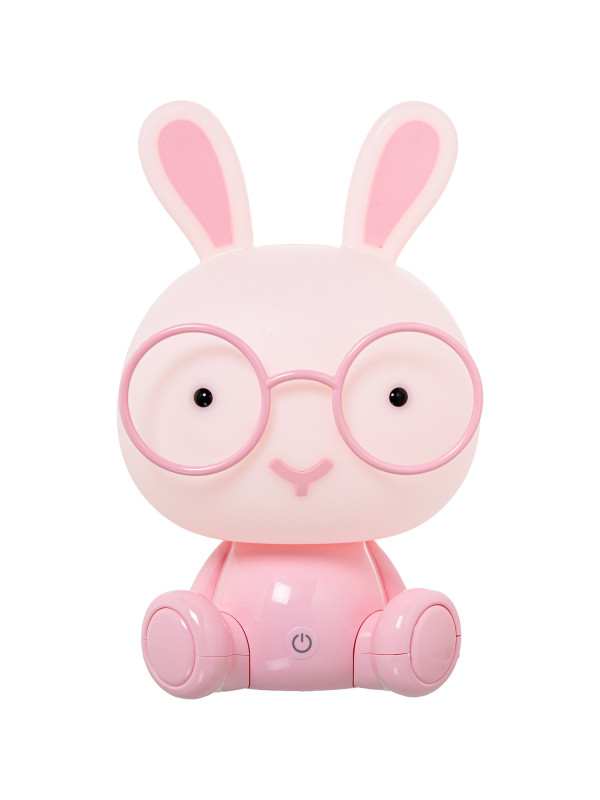 Lámpara Led Sobremesa Conejo Rosa, Alimentación Usb