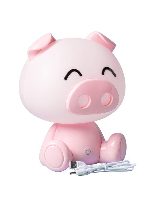 Lámpara Led Sobremesa Cerdito, Alimentación Usb