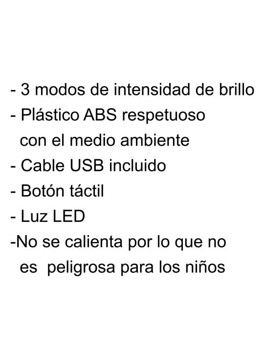 Lámpara Led Sobremesa Cerdito, Alimentación Usb