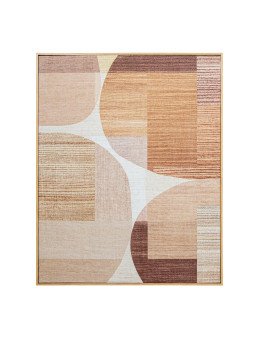 Cuadro Lienzo Impreso Abstracto 80x100cm Marco Ps