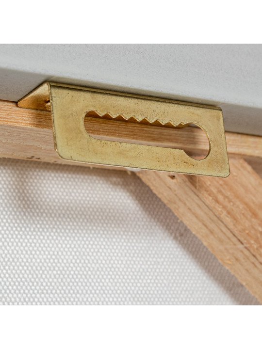 Cuadro Lienzo Marco Madera Natural 80x120cm Abstracto