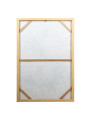 Cuadro Lienzo Marco Madera Natural 80x120cm Flores 80% Pinta