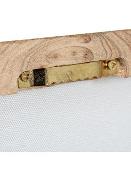 Cuadro Lienzo Natural 80x120cm Flores 40% Pintado a Mano