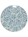 Vajilla 18 Pzs Porcelana Blanco Flores Azules