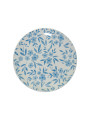 Vajilla 18 Pzs Porcelana Blanco Flores Azules